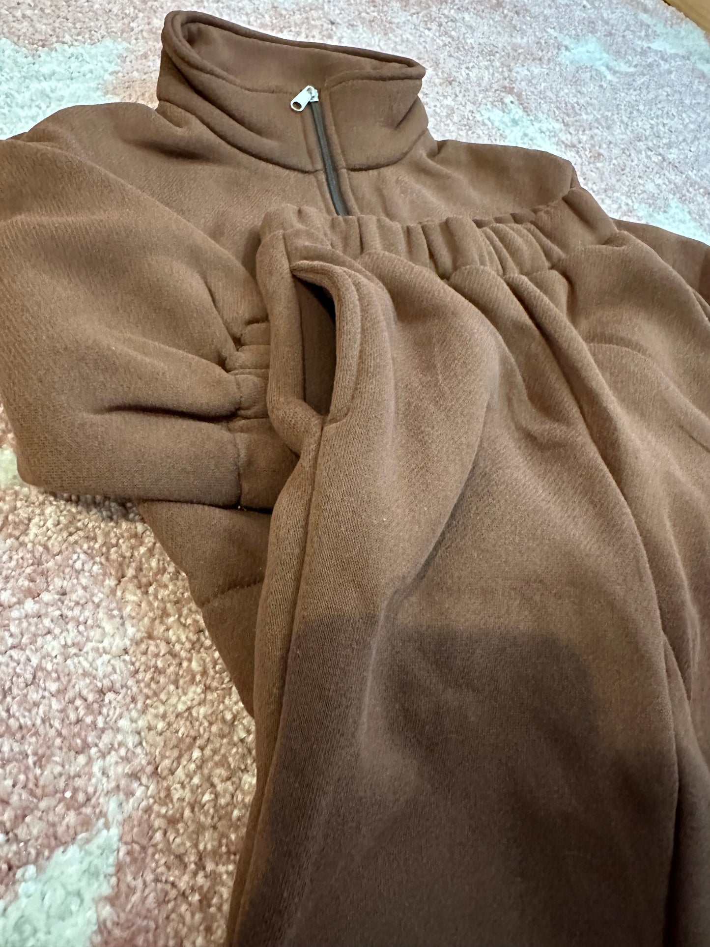 Dark Brown Sweatsuit