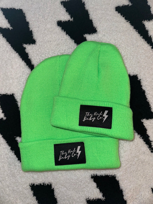 Neon Green Beanie