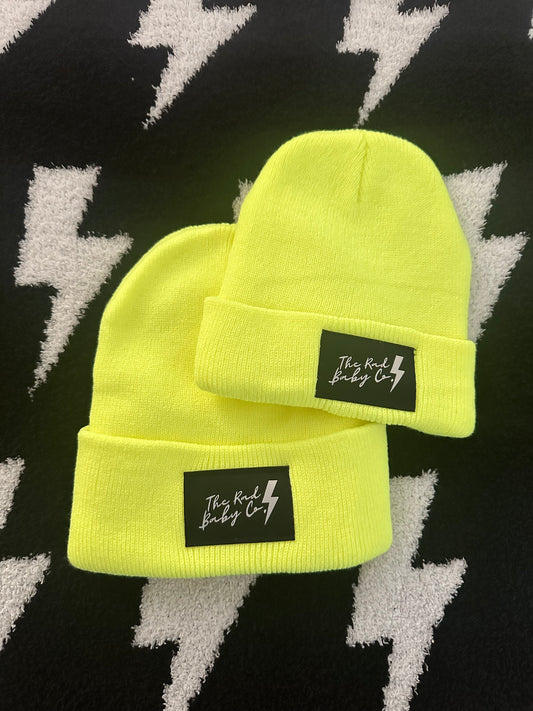 Neon Yellow Beanie