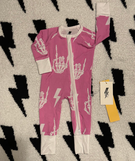 Pink Skeleton Pajama